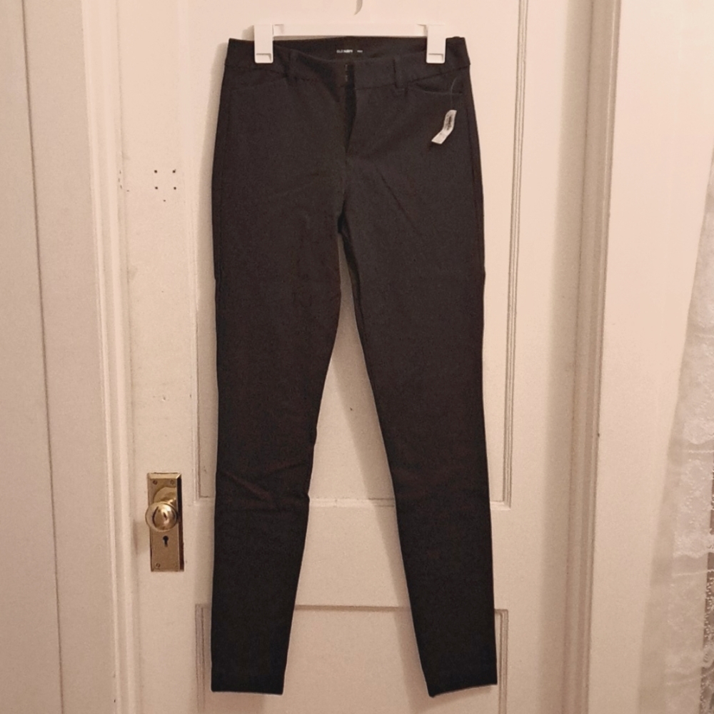 Old Navy Pixie Skinny Pants Dark Grey 4Tall